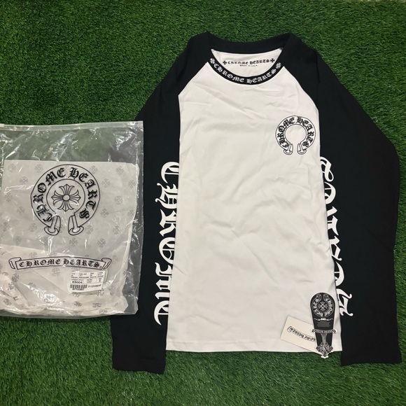 Chrome Hearts Other - Chrome Hearts Black and White Longsleeve tee